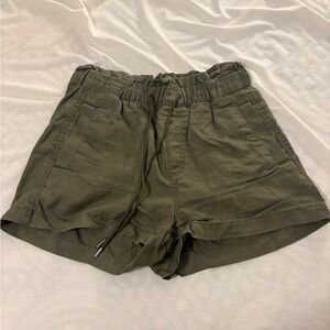 Olive Green Women's Shorts